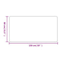 tæppeløber 80x150 cm sisallook platina