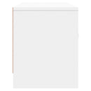 tv-bord 102x30x37,5 cm konstrueret træ hvid