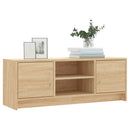 tv-bord 102x30x37,5 cm konstrueret træ sonoma-eg