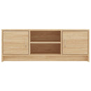 tv-bord 102x30x37,5 cm konstrueret træ sonoma-eg