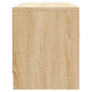 tv-bord 102x30x37,5 cm konstrueret træ sonoma-eg