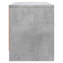 tv-bord 102x30x37,5 cm konstrueret træ betongrå