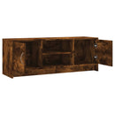 tv-bord 102x30x37,5 cm konstrueret træ røget egetræsfarve