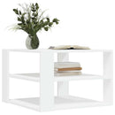 sofabord 58x58x40 cm konstrueret træ hvid