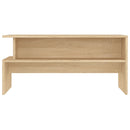 sofabord 90x55x42,5 cm konstrueret træ sonoma-eg