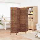 rumdeler med 4 paneler 163x180 cm vandhyacint brun