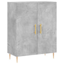 højskab 69,5x34x180 cm konstrueret træ betongrå