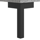 højskab 69,5x34x180 cm konstrueret træ grå sonoma-eg
