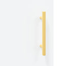 højskab 69,5x34x180 cm konstrueret træ hvid