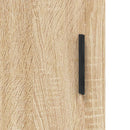 højskab 69,5x34x180 cm konstrueret træ sonoma-eg