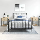 sengeborde 2 stk. 44x45x58 cm konstrueret træ sonoma-eg