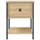 sengebord 34x35,5x45 cm konstrueret træ sonoma-eg