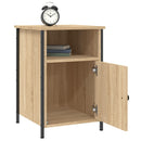 sengeborde 2 stk. 40x42x60 cm konstrueret træ sonoma-eg