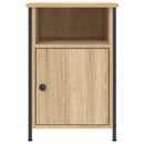 sengeborde 2 stk. 40x42x60 cm konstrueret træ sonoma-eg