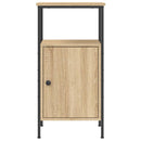 sengeborde 2 stk. 41x31x80 cm konstrueret træ sonoma-eg
