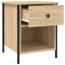 sengeborde 2 stk. 40x42x50 cm konstrueret træ sonoma-eg