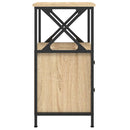 sengeborde 2 stk. 34x35,5x70 cm konstrueret træ sonoma-eg