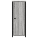 sengeborde 2 stk. 32x42x80 cm konstrueret træ grå sonoma-eg