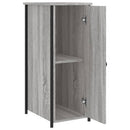 sengeborde 2 stk. 32x42x80 cm konstrueret træ grå sonoma-eg