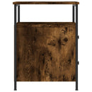 sengebord 44x45x60 cm konstrueret træ røget egetræsfarve