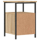 sengebord 34x35,5x50 cm konstrueret træ sonoma-eg