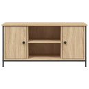 tv-bord 100x40x50 cm konstrueret træ sonoma-eg