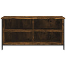 tv-bord 100x40x50 cm konstrueret træ røget egetræsfarve