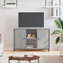 tv-bord 100x35x65 cm konstrueret træ grå sonoma-eg