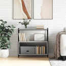 skrivebord 80x30x78,5 cm konstrueret træ og jern grå sonoma-eg