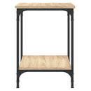 sofabord 40x40x55 cm konstrueret træ sonoma-eg