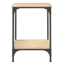 sofabord 40x40x55 cm konstrueret træ sonoma-eg