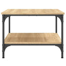 sofabord 55x55x40 cm konstrueret træ sonoma-eg