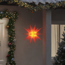 juledekorationer med LED-lys 3 stk. 43 cm foldbar rød