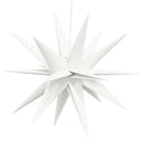 juledekorationer med LED-lys 3 stk. 57 cm foldbar hvid