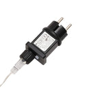 juledekorationer med LED-lys 3 stk. 57 cm foldbar hvid