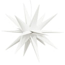 juledekorationer med LED-lys 3 stk. 100 cm foldbar hvid