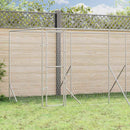 udendørs hundegård 6x2x2 m galvaniseret stål sølvfarvet