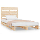 sengeramme 90x190 cm Single massivt fyrretræ