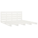sengeramme 120x190 cm Small Double massivt fyrretræ hvid