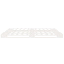 sengeramme 120x190 cm Small Double massivt fyrretræ hvid