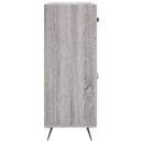 skænk 69,5x34x90 cm konstrueret træ grå sonoma-eg