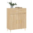 skænk 69,5x34x90 cm konstrueret træ sonoma-eg
