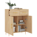 skænk 69,5x34x90 cm konstrueret træ sonoma-eg