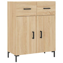 skænk 69,5x34x90 cm konstrueret træ sonoma-eg