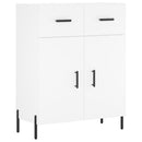 skænk 69,5x34x90 cm konstrueret træ hvid