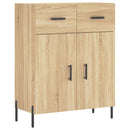 skænk 69,5x34x90 cm konstrueret træ sonoma-eg