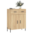 skænk 69,5x34x90 cm konstrueret træ sonoma-eg