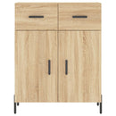 skænk 69,5x34x90 cm konstrueret træ sonoma-eg
