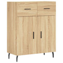 skænk 69,5x34x90 cm konstrueret træ sonoma-eg