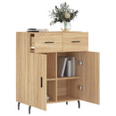skænk 69,5x34x90 cm konstrueret træ sonoma-eg